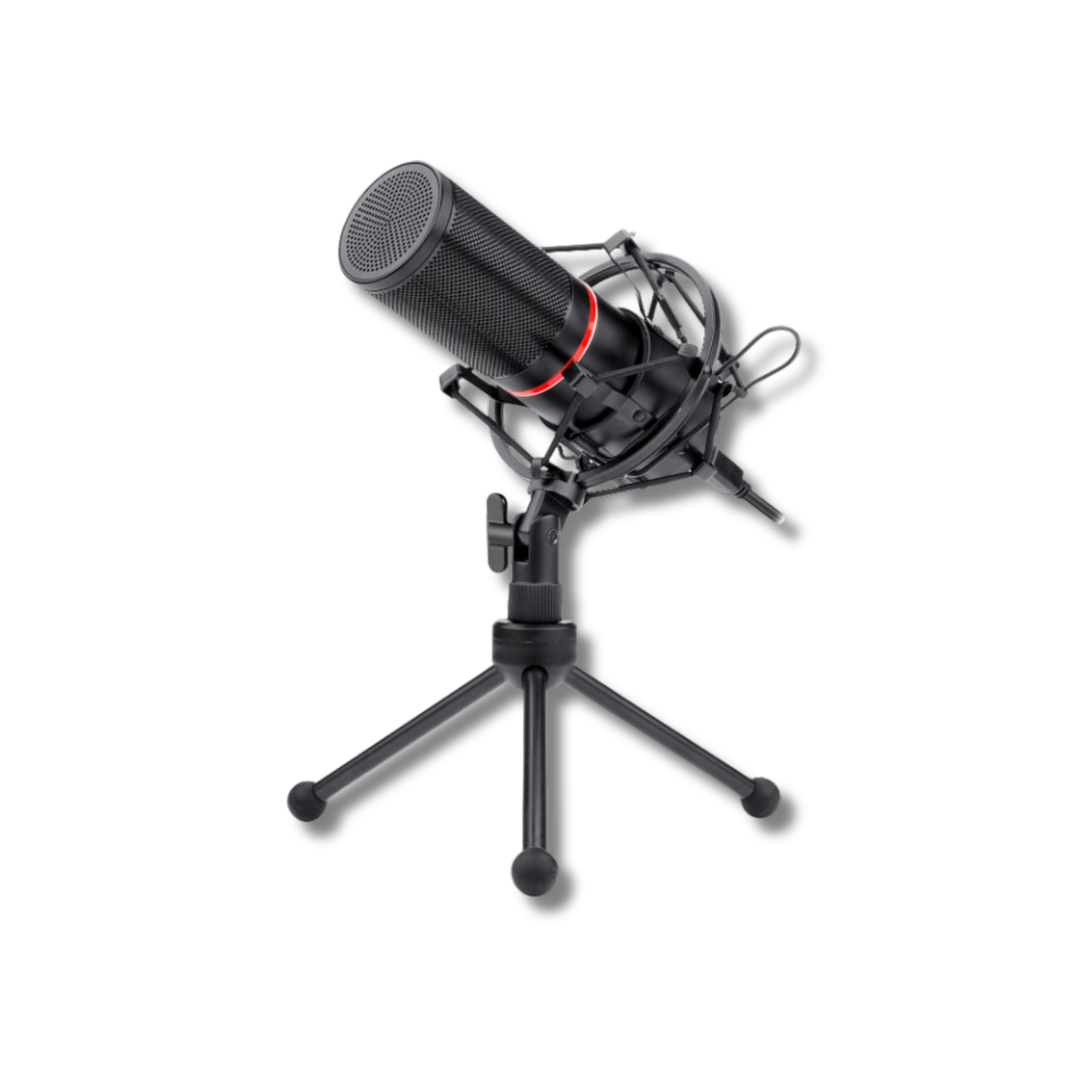 REDRAGON BLAZAR Cardioid USB Gaming Mic and Tripod – Black