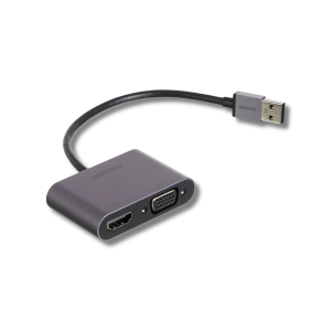 UGREEN CM449 USB-A to HDMI + VGA 1080P Display Adapter