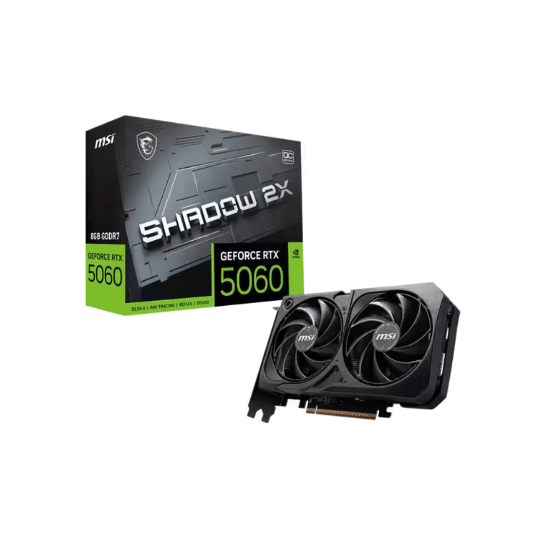 MSI GeForce RTX 5060 SHADOW 2X OC graphics card at PC Galaxy