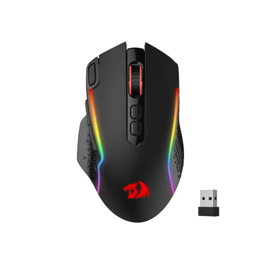 Redragon M810 TAIPAN PRO 10000 DPI Wireless RGB Gaming Mouse – Black