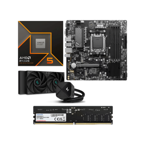 AMD Ryzen 5 9600X upgrade kit with MSI PRO B650M-P motherboard, 16GB DDR5 memory and DeepCool LS520S liquid cooler