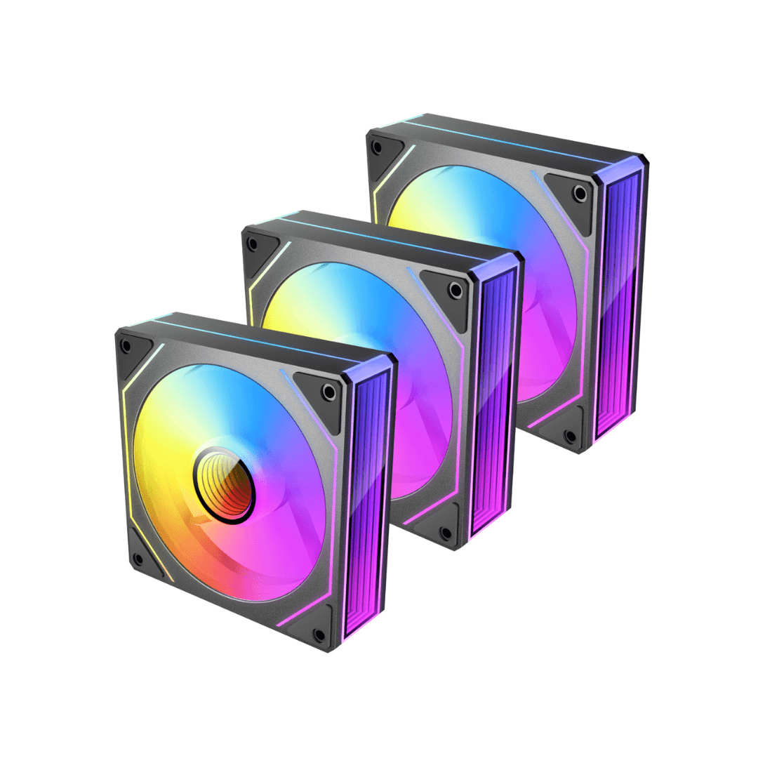 Vision 120R Reverse Infinity Mirror Case Fan 3 Pack