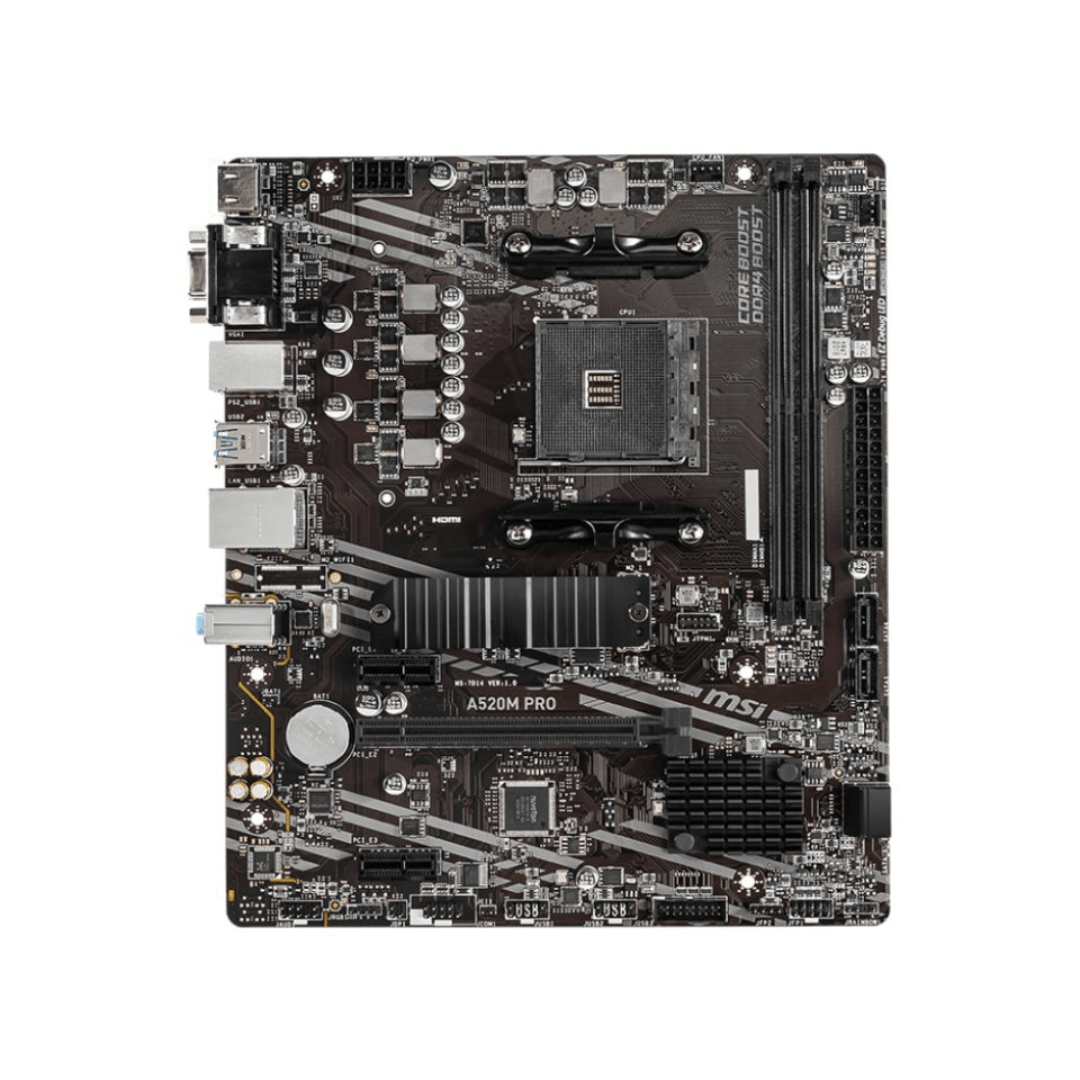 A520M PRO Motherboard for AMD Ryzen desktops