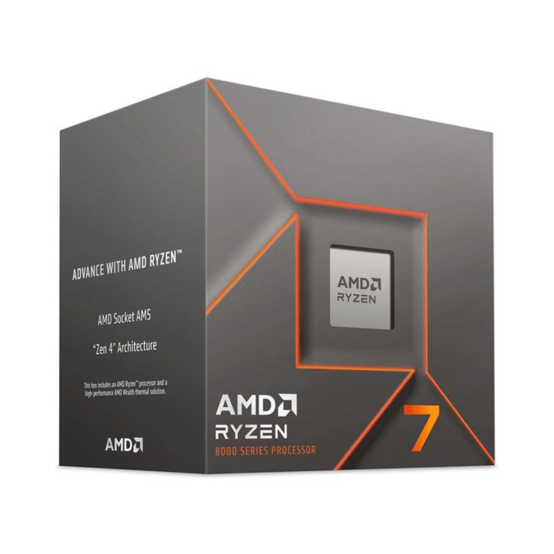 AMD Ryzen 7 8700F processor retail box for AM5 platform