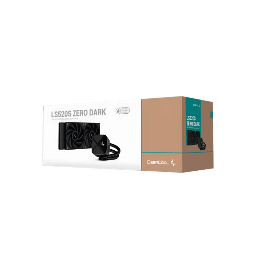 DeepCool LS520S Zero Dark 240mm CPU liquid cooler retail box