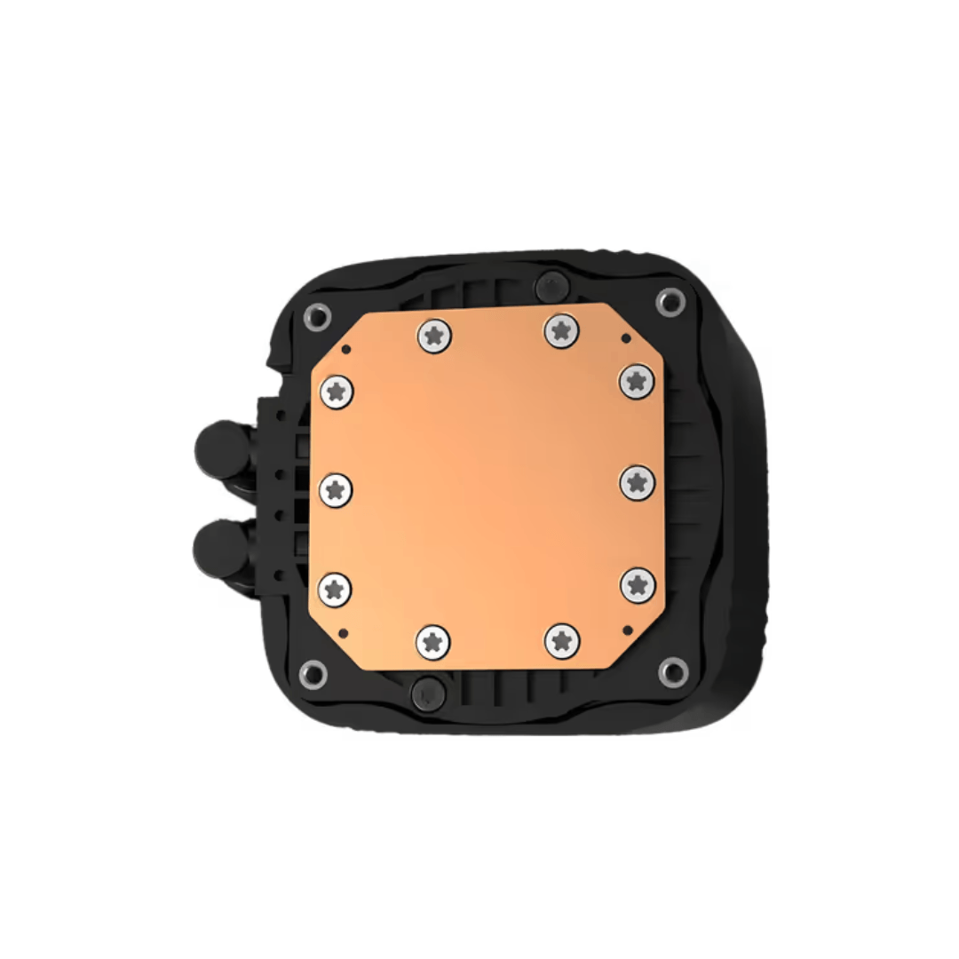 DeepCool LS520S Zero Dark CPU water block with copper cold plate